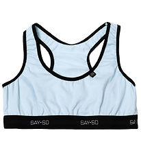 Say-So Top - Light blue