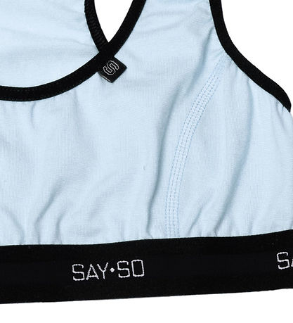 Say-So Top - Light blue