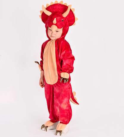 Den Goda Fen Maskeradkläder - Triceratops - Dinosaur Bygel