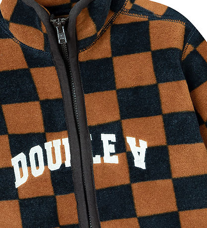 Wood Wood Fleece Jacket - Don - Eternal Blue/Golden Brown