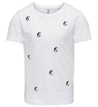 Kids Only T-paita - KogKita Yin Yang - Bright White