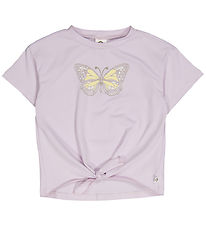 Müsli T-shirt - Crocus - Orchid w. Print