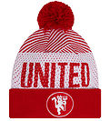 Bonnet av. Pompon New Era - Tricoté - Manchester United - Rouge/