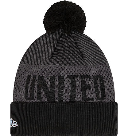 New Era Beanie w. Pom-Pom - Knitted - Manchester United - Black