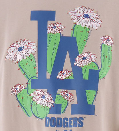 New Era T-shirt - Floral - Beige