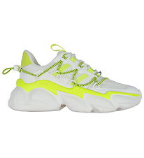 Steve Madden Schoenen - Spectator - Wit/Neon Yellow