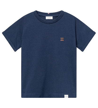 Les Deux T-skjorte - Nørregaard - Noos - Dark Navy/Oransje