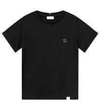 Les Deux T-shirt - Nørregaard - Noos - Black/Orange