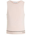 Calvin Klein Topp - Tejp ärmlös Punto - Sepia Rose