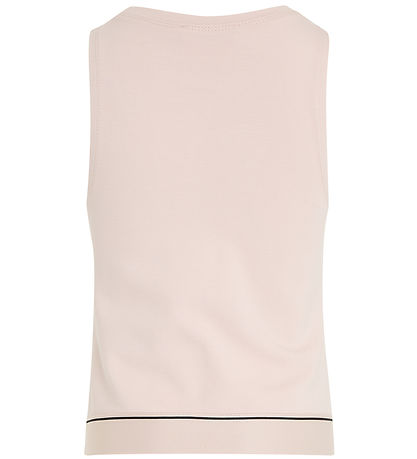 Top Calvin Klein - Ruban Sans Manches Punto - Sépia Rose