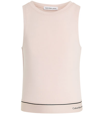 Top Calvin Klein - Ruban Sans Manches Punto - Sépia Rose