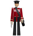 Kay Bojesen Wooden figure - Postman - 20 cm - Black/Red