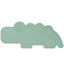 Set de Table Done by Deer - Silicone - Crocodile - Vert