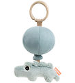 Done by Deer Clip Toy - To Go Friend - Croco - Blue