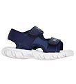 Tommy Hilfiger Sandalar - Lógó Franskur rennilás - Blár