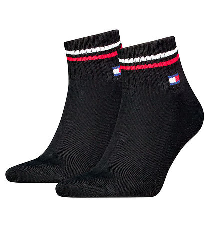Tommy Hilfiger Sneaker-Socken - 2er-Pack - Schwarz
