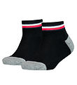 Tommy Hilfiger Socken - 2er-Pack - Schwarz m. Grau