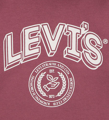 Levis Hoodie - Stripe on Sleeve - Roan Rouge
