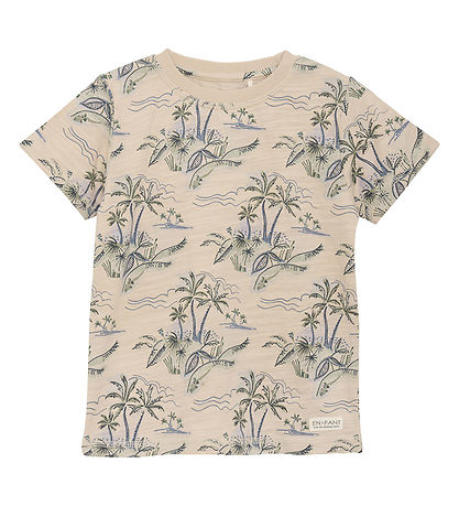 En Fant T-shirt - Slub - Cement w. Print