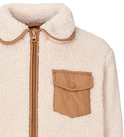 MarMar Fleece Jacket - Olda - Cumin Block