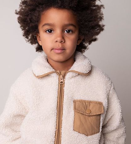MarMar Fleece Jacket - Olda - Cumin Block