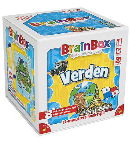 Asmodee - Brainbox Memory Game - World