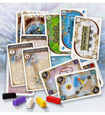 Asmodee - Ticket to Ride Board Game - Northern Lights - Nordic