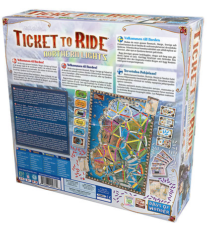 Asmodee - Ticket to Ride Board Game - Northern Lights - Nordic