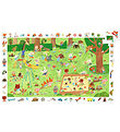 Djeco Jigsaw Puzzle - 35 Bricks - The Small Friends' Garden
