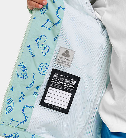 Didriksons Sommerjacke - Norma - Doodle Pale Minze
