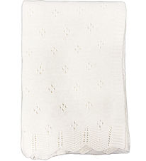 Nørgaard Madsens Blanket - 75x100 cm - Wool/Polyamide - White