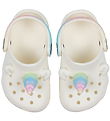 Crocs Sandalen - Classic+ Rainbow Unicorn Klomp T - Krijt