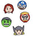 Pendentif Crocs - Marvel Avengers - 5 Pack