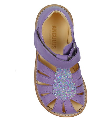 Angulus Sandalen - Flieder/Confetti Glitter