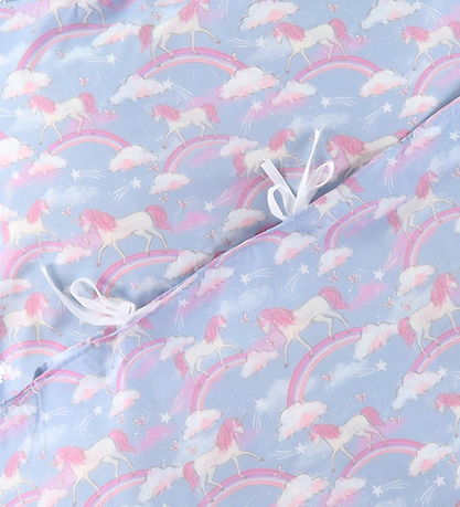 Nørgaard Madsens Bedding - Junior - Denim w. Unicorns/Regnb