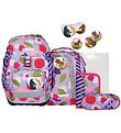 Ergobag Skólatösku sett - Pakki - Flower PowBear