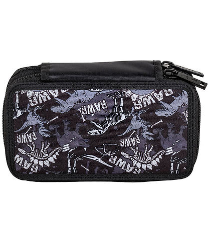 Jeva Pencil Case w. Contents - Twozip - Dinosaur Robot