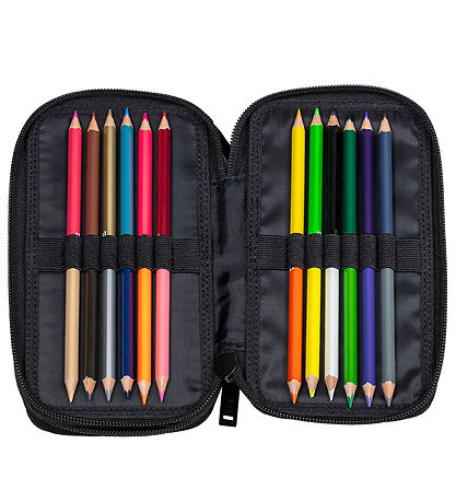 Jeva Pencil Case w. Contents - Twozip - Dinosaur Robot