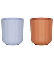 OYOY Cups - 2-Pack - Pullover - Caramel/Ice Blue