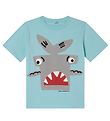 Stella McCartney Kids 티셔츠 - 하늘색 포함 상어
