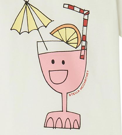 Stella McCartney Kids 티셔츠 - 화이트 포함 음료