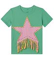 Stella McCartney Kids 티셔츠 - 녹색/분홍색 포함 시밀리스텐/프린지