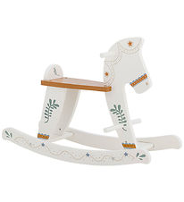 Bloomingville Mini Rocking Horse - Red - White