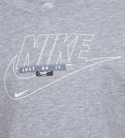 Nike Set - Joggingbroek/Blouse - Zwart/Grijs
