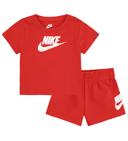 Nike 반바지 세트 - 티셔츠/반바지 - 유니버시티 레드