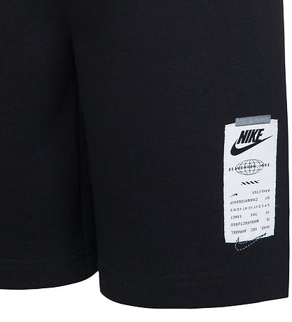 Nike Shortsset - Shorts/T-shirt - Svart/Grå