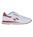 Reebok Kengät - Classic Leather - Valkoinen/Vaaleanpunainen