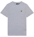 Lyle & Scott T-skjorte - Light Grey Mergel