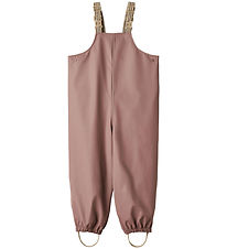 Wheat Rain Pants w. Suspenders - PU - Charlo - Dusty Lilac