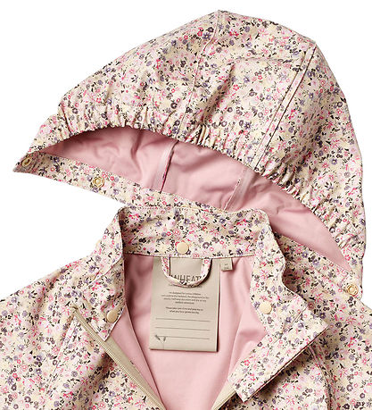 Wheat Rain Jacket - Charlie - Clam Multi Flowers